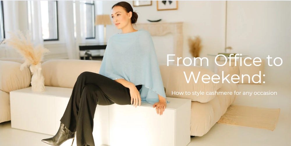 From Office to Weekend: Your New Go-To Cashmere