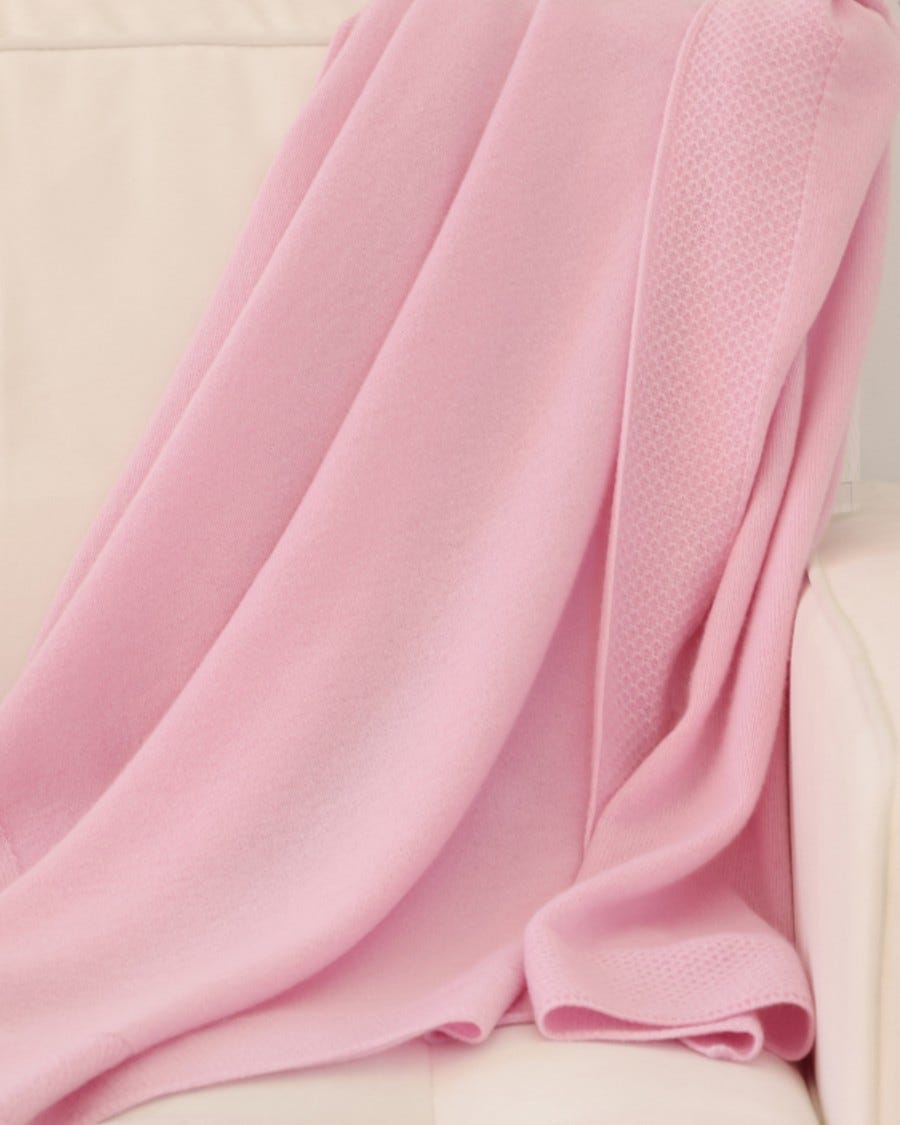 Cashmere Hayden Honeycomb Edge Baby Blanket