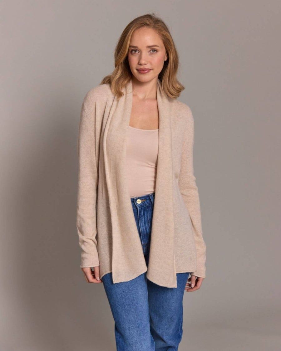 100% Cashmere Mini Duster