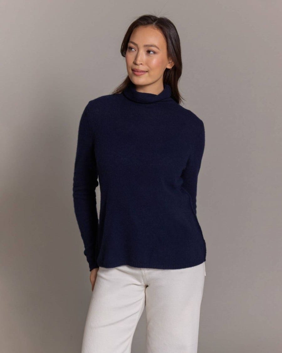 100% Cashmere Harper Funnel Neck