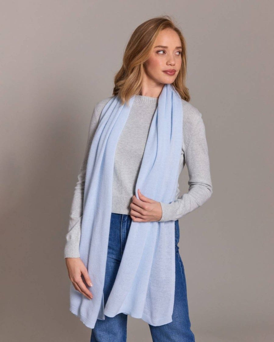 100% Cashmere Mini Luxe Travel Wrap