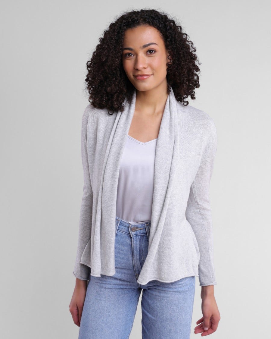 Cotton Cashmere Shrunken Duster