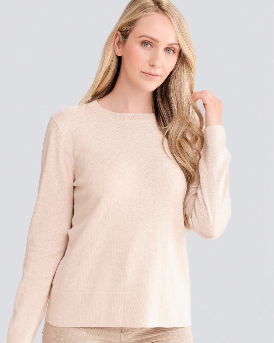 Image of Cotton Cashmere Sanibel Pullover