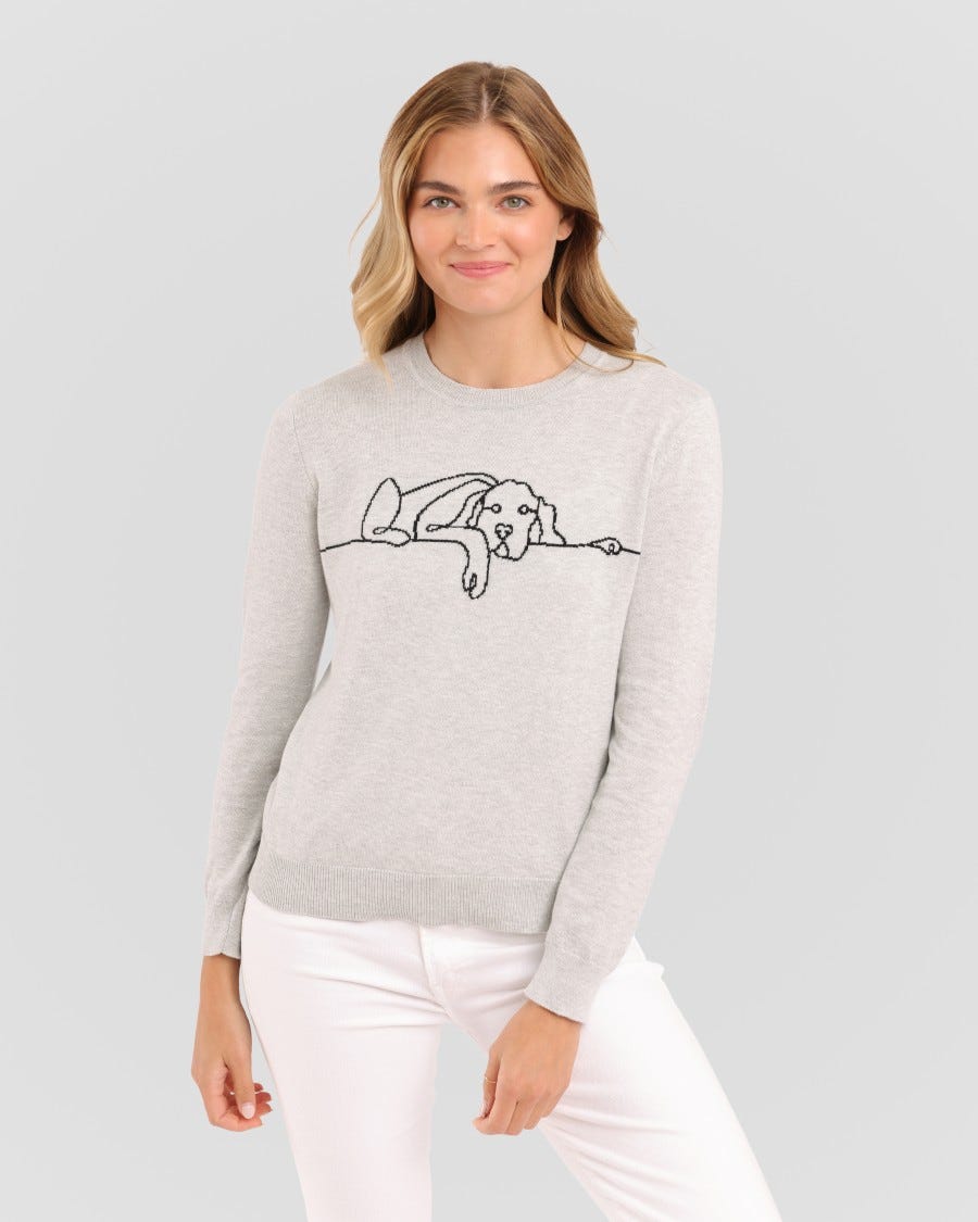 Cotton Cashmere Lazy Lab Pullover