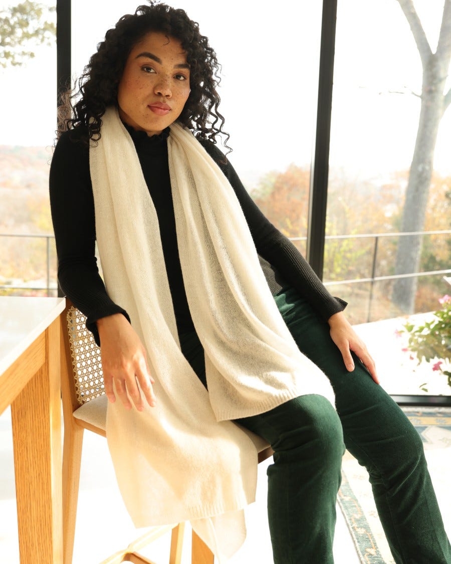 Cashmere Breezy Travel Wrap