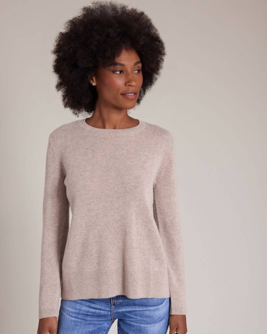 Women's Merino Easy Crew Neck Pullover