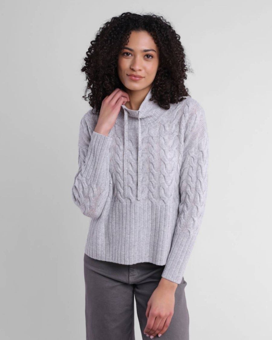 Women's 100% Merino Wool Horseshoe Cowl Neck