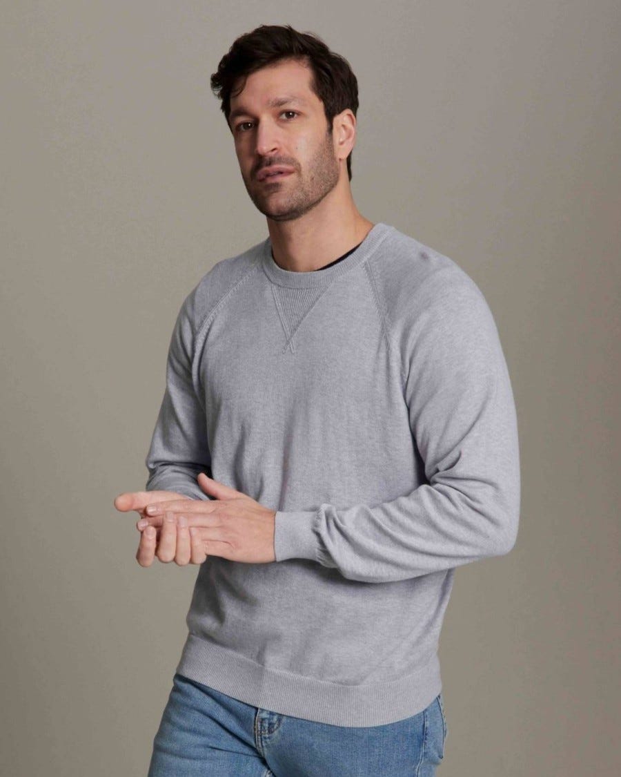 Cotton Cashmere Raglan Sweatshirt