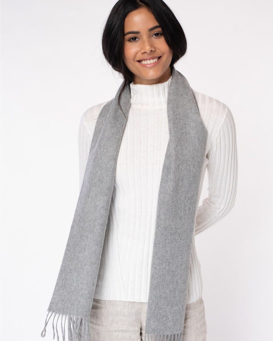 Mongolian Cashmere Woven Scarf